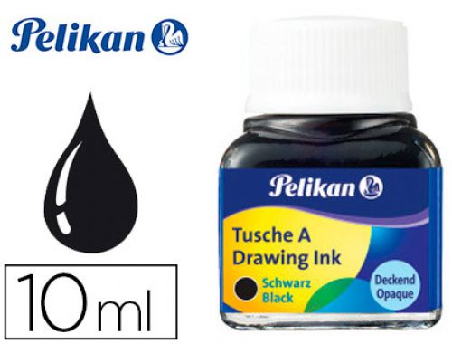 Tinta da china pelikan frasco 10 ml preta , Pelikan , 10704 , 4012700201669